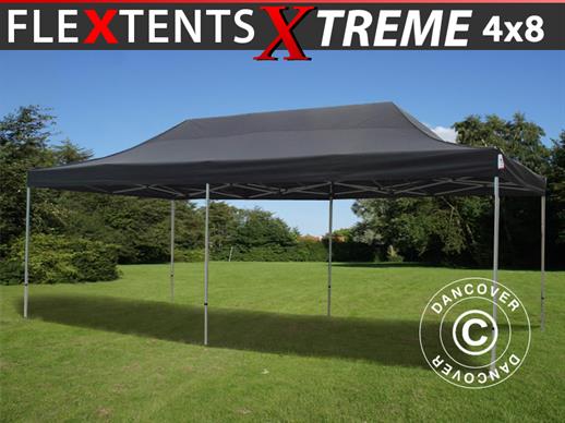 Quick-up telt FleXtents Xtreme 60 4x8m Svart