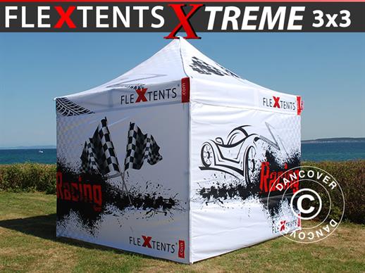 Quick-up telt FleXtents Xtreme 50 Racing 3x3m, begrenset utgave