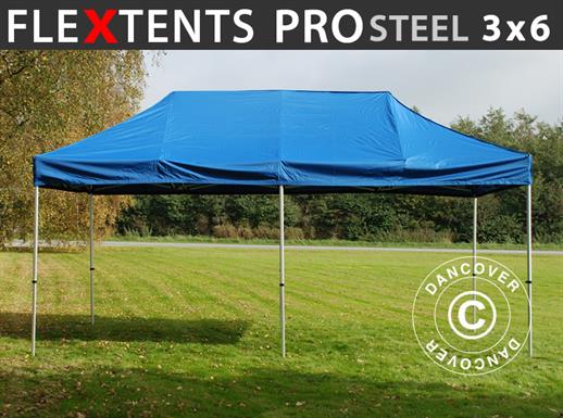 Namiot Ekspresowy FleXtents PRO Steel 3x6m Niebieski