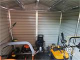Metal garage 3.8x4.8x2.32 m ProShed®, Aluminium Grey