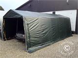 Storage tent PRO 2x2x2 m PE, with ground cover, Green/Grey
