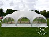 Kopułowy namiot imprezowy Multipavillon 6x9m, Biały