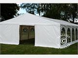 Marquee Exclusive, 6x10m PVC, ARCHED STYLE, White