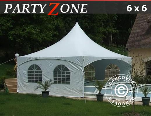 Tente Pagode Partyzone 6x6 m PVC