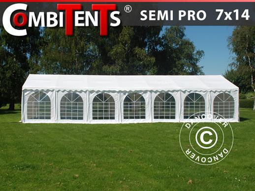 Namiot imprezowy SEMI PRO Plus CombiTents® 7x14m 5 w 1, Biały