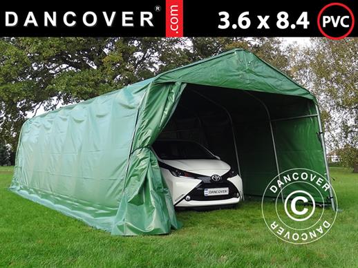 Tente Abri Garage PRO 3,6x8,4x2,68m PVC, Vert