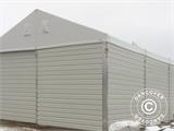 Teollisuusvarastohalli Alu 12x12x5,42m liukuvalla portilla, PVC/Metalli, Valkoinen