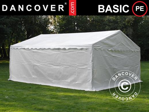 Namiot magazynowy Basic 2 w 1, 5x6m PE, biały