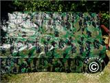 Camouflagepresenning Woodland 2,85x4m, 100g/m²