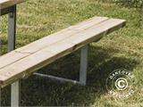 Piknik-bord, 1,4x1,75x0,75m, Lyst træ