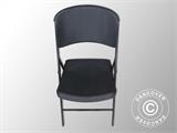 Krzesła składane 48x43x89cm, Czarny, 24 szt.