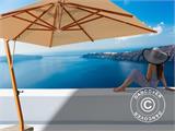 Frihängande parasoll Havana, 3,5x3,5m, Sand