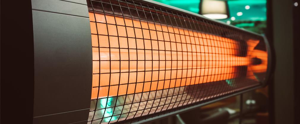 Heaters create warmth and a great ambience