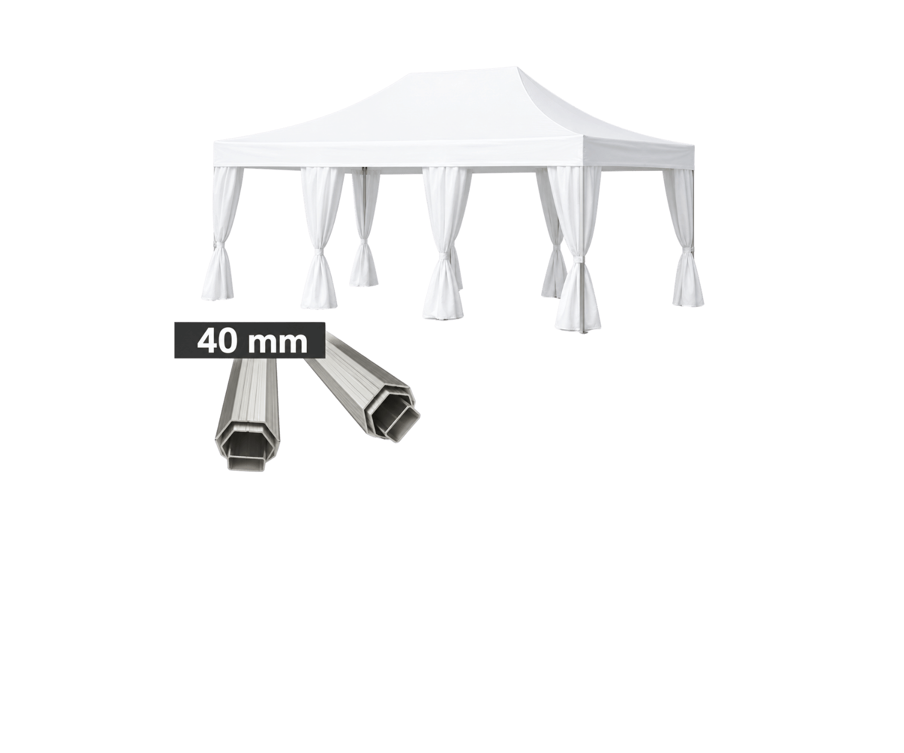 Pop up gazebos STEEL