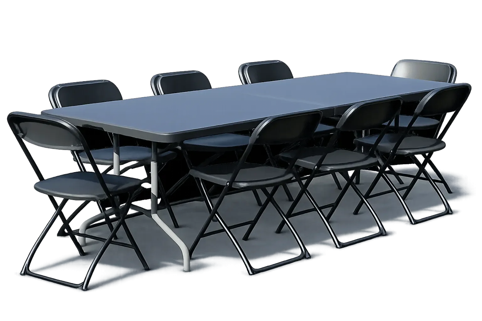 Folding tables and Folding chairs