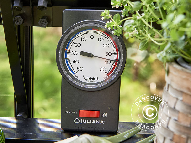 Juliana Min-Max thermometer without mercury, Black