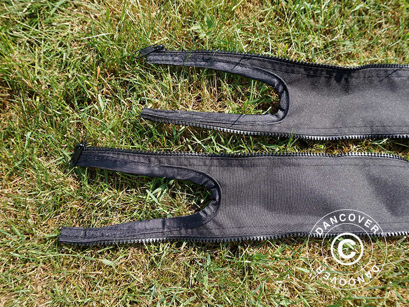 Panneaux d’étanchéité pour les tentes pliantes FleXtents® PRO de la gamme 3m, noir, 2 pcs.