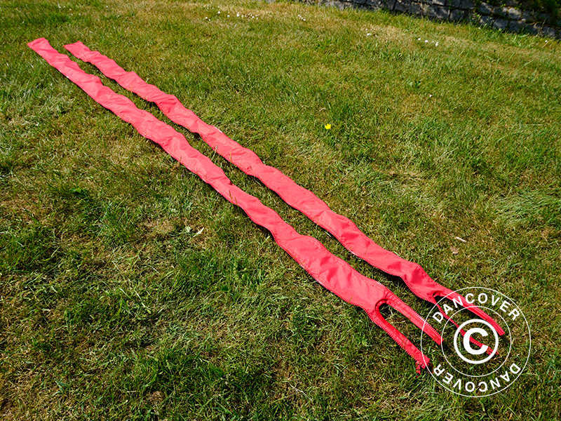 Verbindungsplane für FleXtents®-PRO-Faltzelt der 4m-Serie, rot, 2 St.