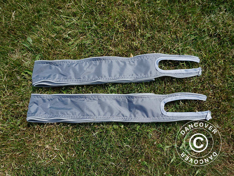 Verbindungsplane für FleXtents®-PRO-Faltzelt der 4m-Serie, grau, 2 St.