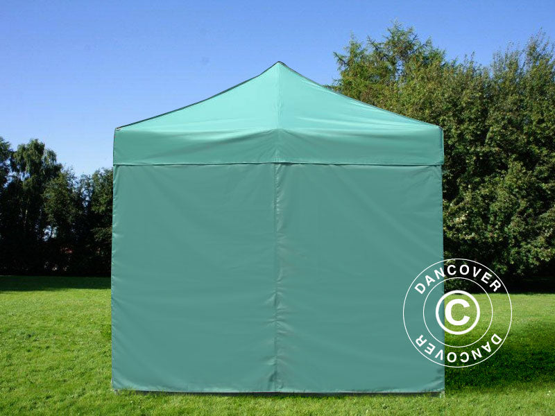 Seitenwand-Set für das Faltzelt FleXtents 3x6m, Grün