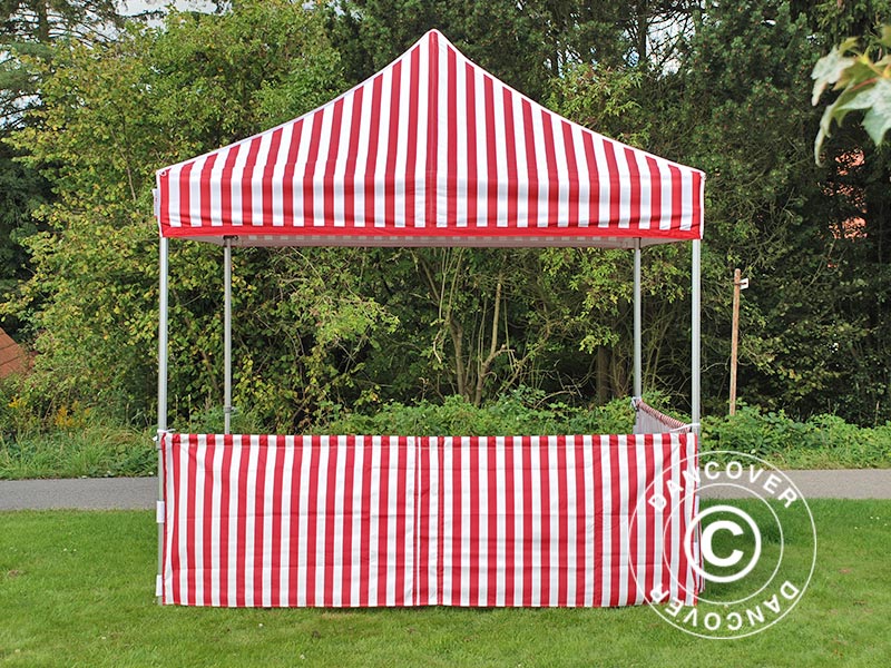 FleXtents PRO Xtreme bočna polustranica 4m, Prugasti