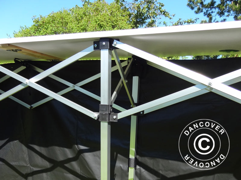 Side panel for FleXtents PRO counter, 3 m, Black