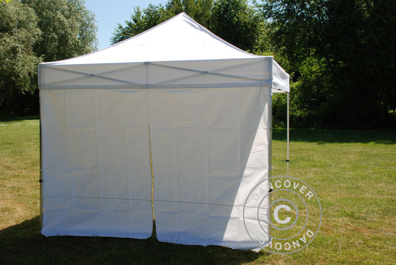 Paroi latérale avec fermeture éclaire pour FleXtents, 5m, Blanc