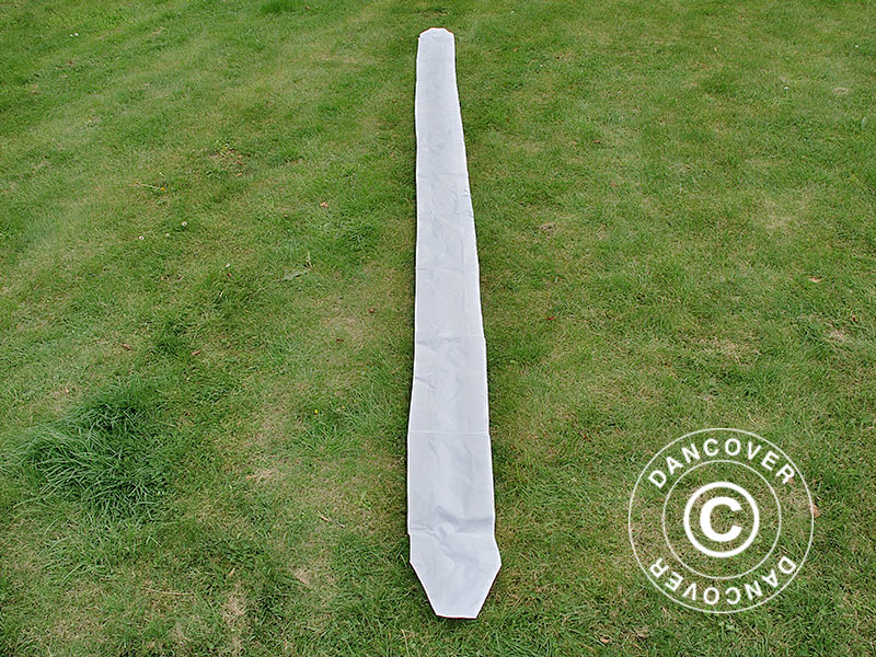 Dachrinne 6m, Weiß, für FleXtents