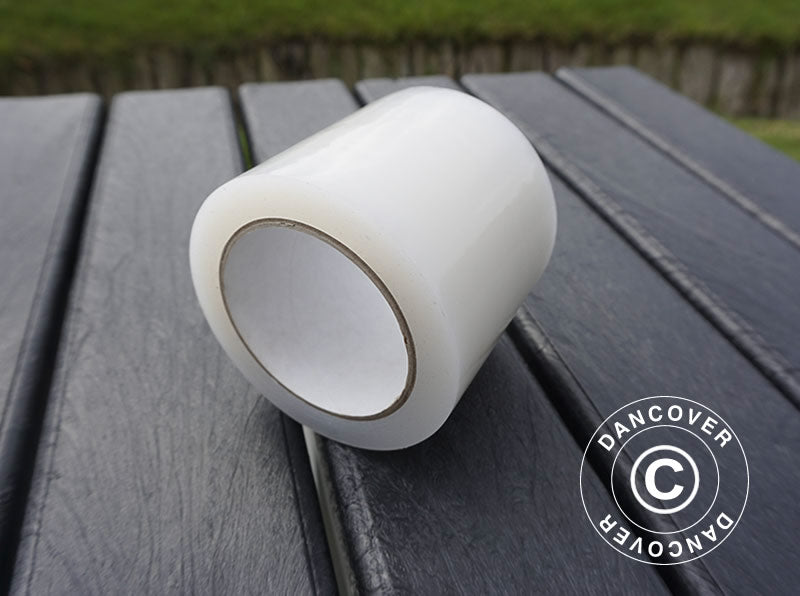 Repair tape for polytunnel greenhouses, 10 m, Transparent