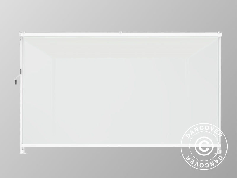 Sidewall screen f/pergola gazebo San Fernando, 3 m, White