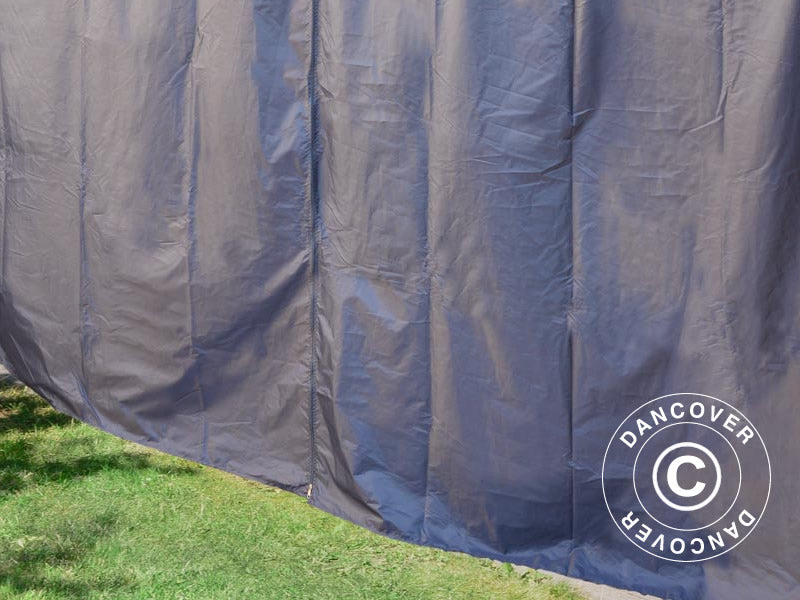 Šoninės sienos skirtos pavėsinei Martinique, 4 vnt., Pilka