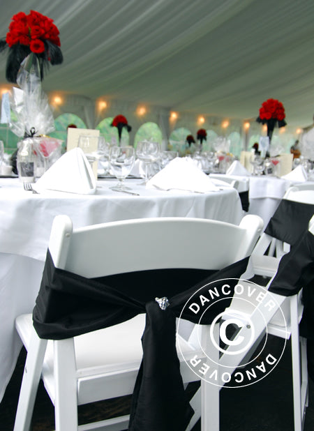 Marquee lining and leg curtain pack, White, for 6x8 m marquee Semi Pro Plus