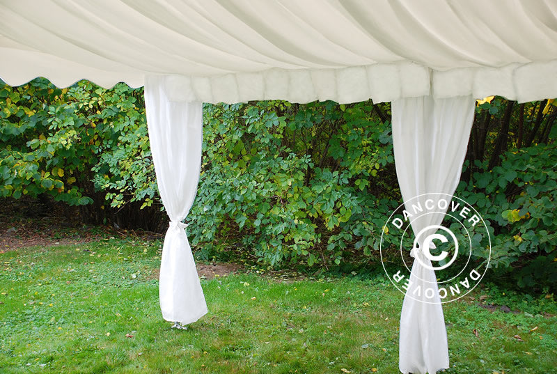 Marquee lining and leg curtain pack, White, for 8x12 m (2.3) marquee Semi Pro Plus
