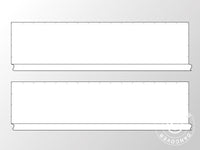 Seitenwände ohne Fenster für Partyzelt PLUS 12m, 2 St, weiß