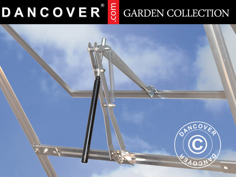 Automatski otvarač prozora za staklenik, UNIVENT, Srebrna