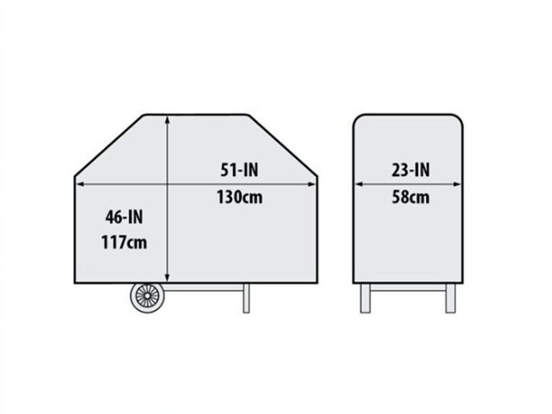 Cover Select f/Gas BBQ Grill Royal S 330 R Black