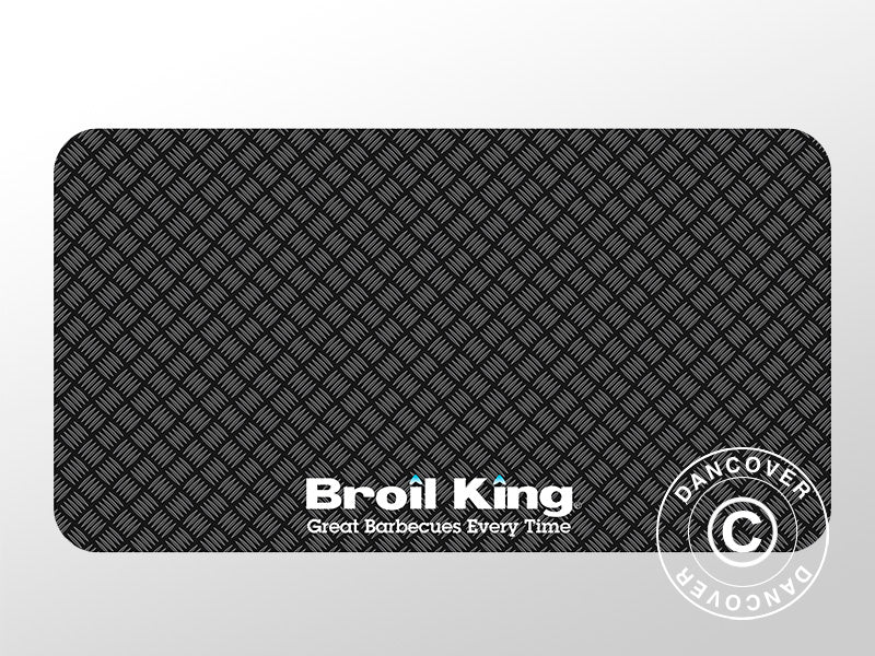 Grill Mat f/BBQ Grill 91x182x0,3cm Black