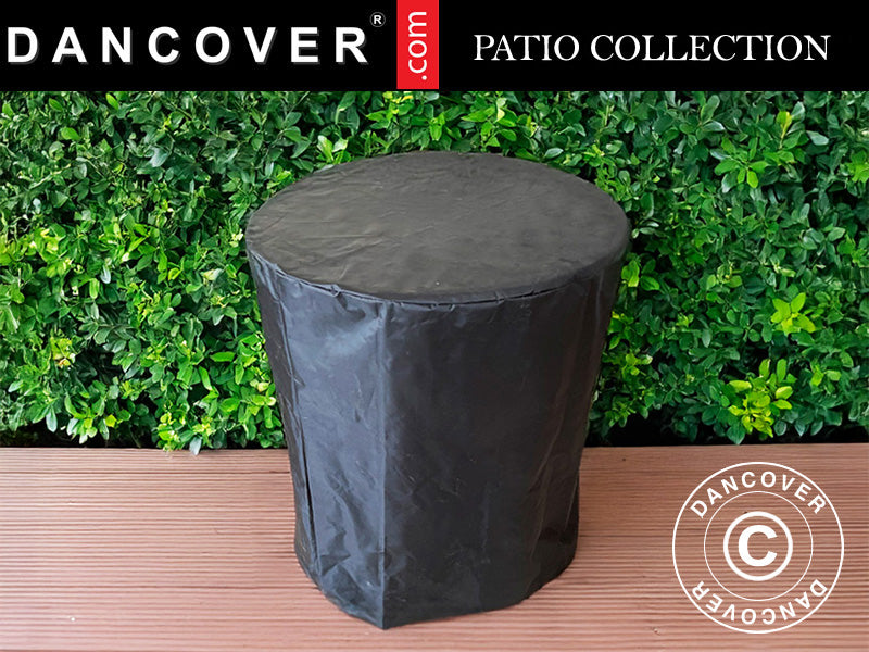 Afdekhoes voor vuurschaal, Ø74,5x80cm, Zwart