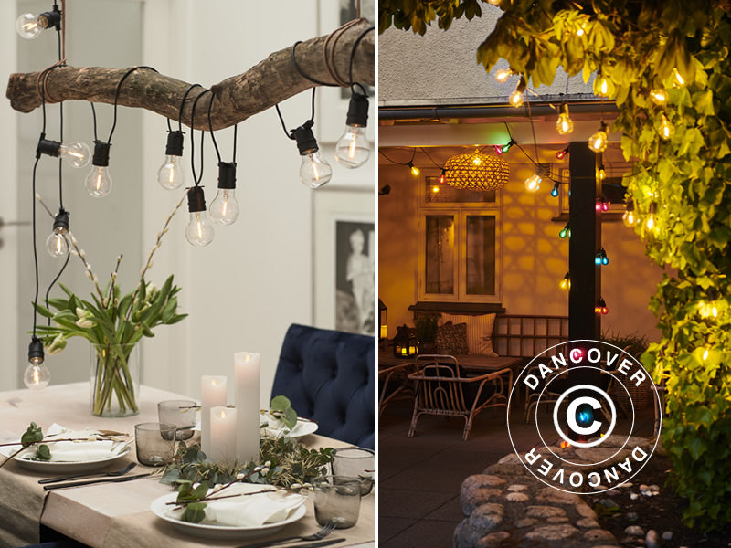 LED fairy lights supplement set, Tobias, 4.5 m, Clear