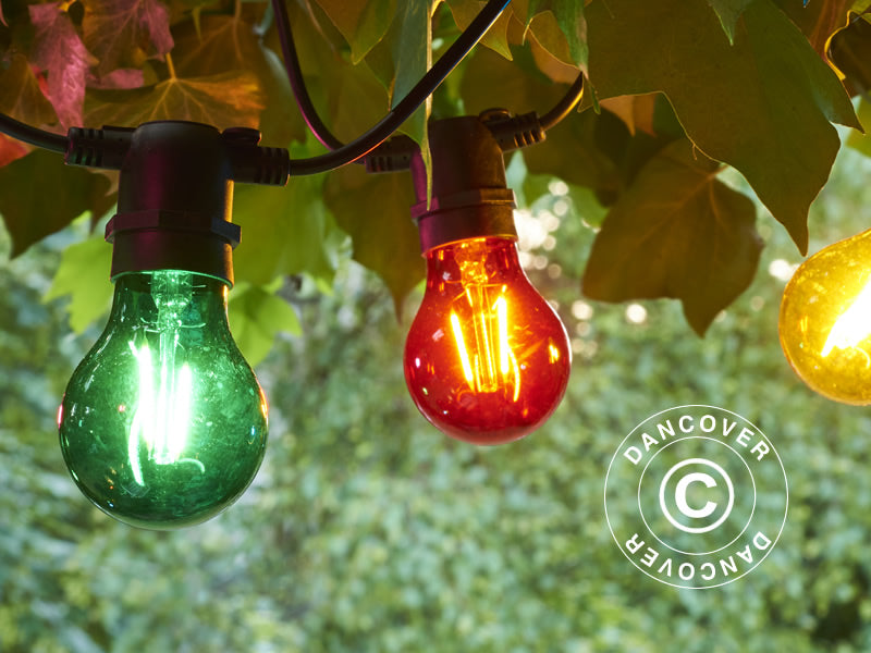 Catena di luci LED, Set supplementare Tobias, 4,5m, Multicolore