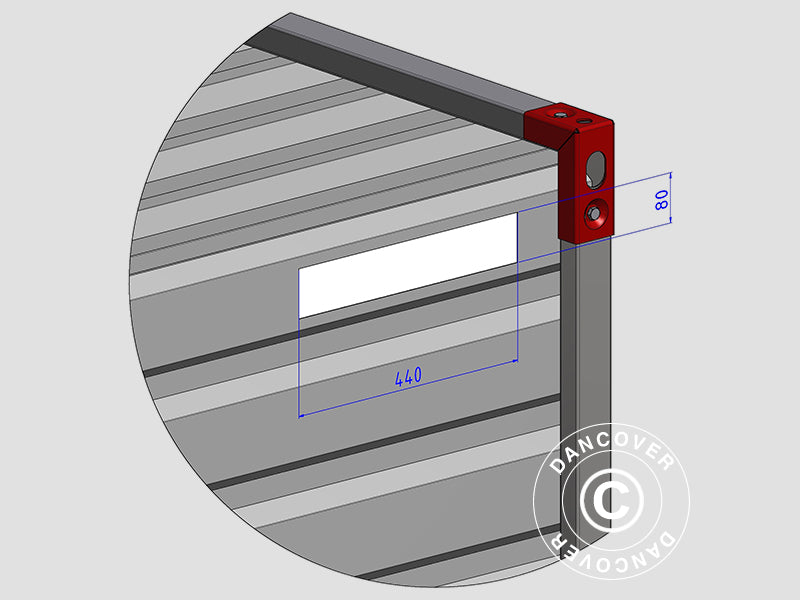 Lüftungsgitter für Container, Orion