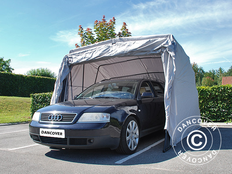 Faltgarage (Auto), 2,8x6,24x2,3m, Grau