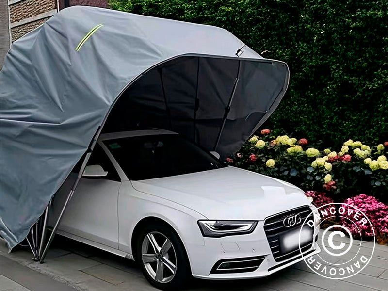 Sklopiva garaža (Auto), Velika, 2,8x6,4x2,65m, Siva