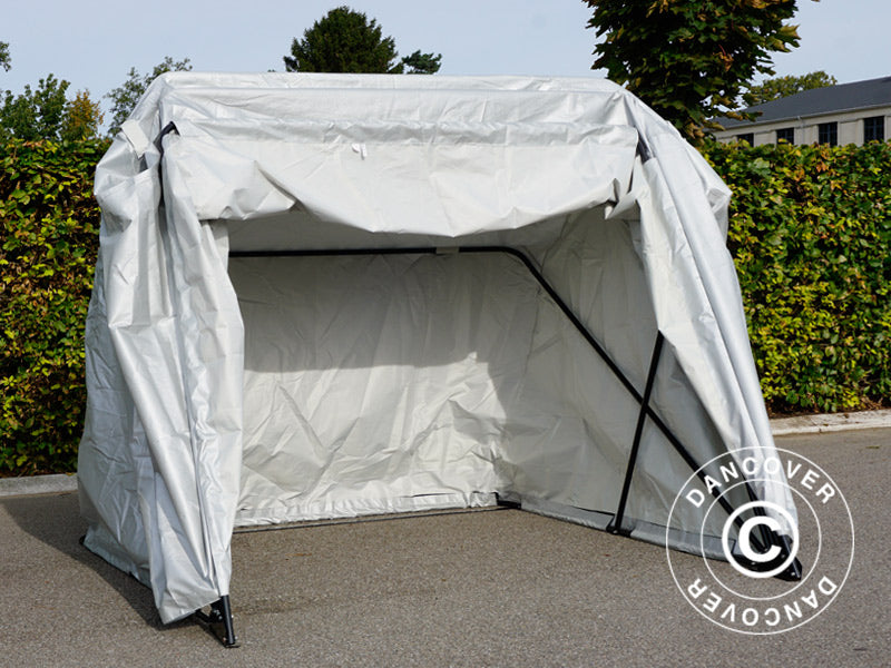 Saliekama Garāža (Motociklam), 1,88x3,45x1,9m, Pelēks