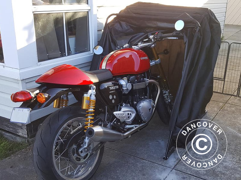 Faltgarage (Motorrad), 1,05x2,7x1,57m, Schwarz