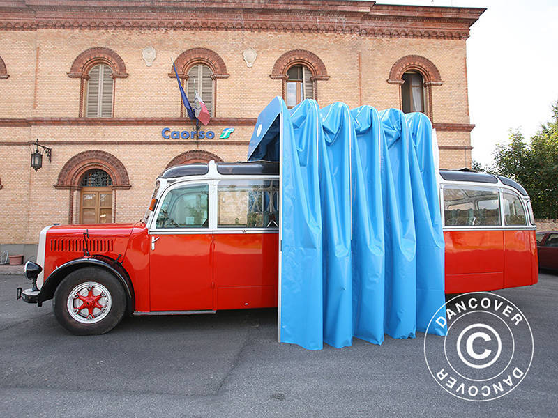 Garaje plegable tipo túnel (Caravana), 3x6,18x3,6m, Beige