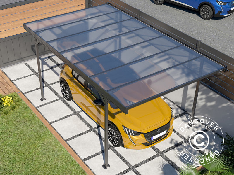 Carport Mistral, 3,09x5,09x2,27m, Antraciet