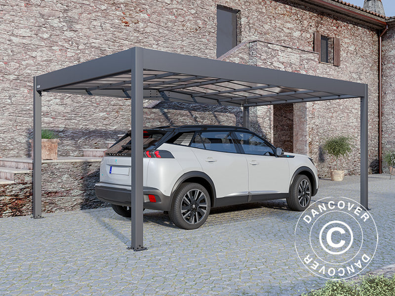 Carport Libeccio, 3.26x5.09x2.34 m, Anthracite