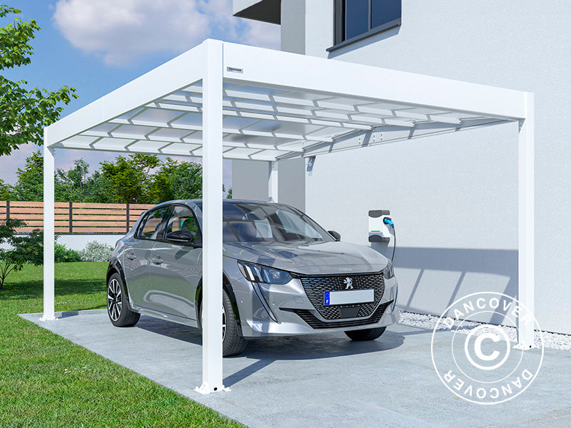 Carport Libeccio, 3.26x5.09x2.34 m, White