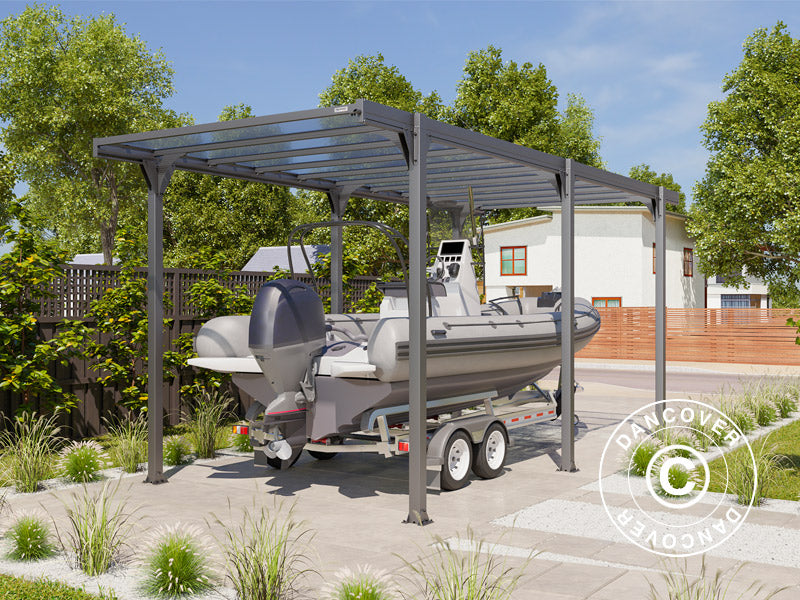Carport XL, Hegoa 20, 3.17x7.19x3.17 m, Anthracite